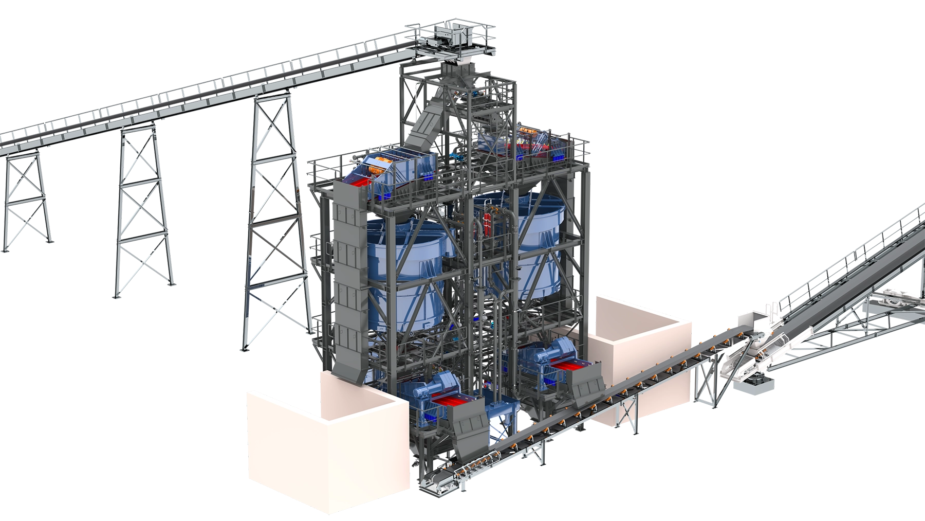 The PFAS treatment plant removes pollutants from water and liquids, protects the environment and improves water treatment